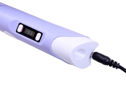 3D Pen for Kids with Adjustable Temperature - LCD Display,USB Powered, Filament Included 3D Drawing Pen 3D Printer Pen for Kids (Blue)