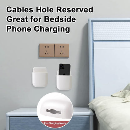 LIRAMARK Mobile Phone Charging Stand, Storage Holder, Bedside Fixed Rack, Home Organization and Storage Supplies, Bedroom Accessories, Office Accessories, Bathroom Accessories (Pack of 1)