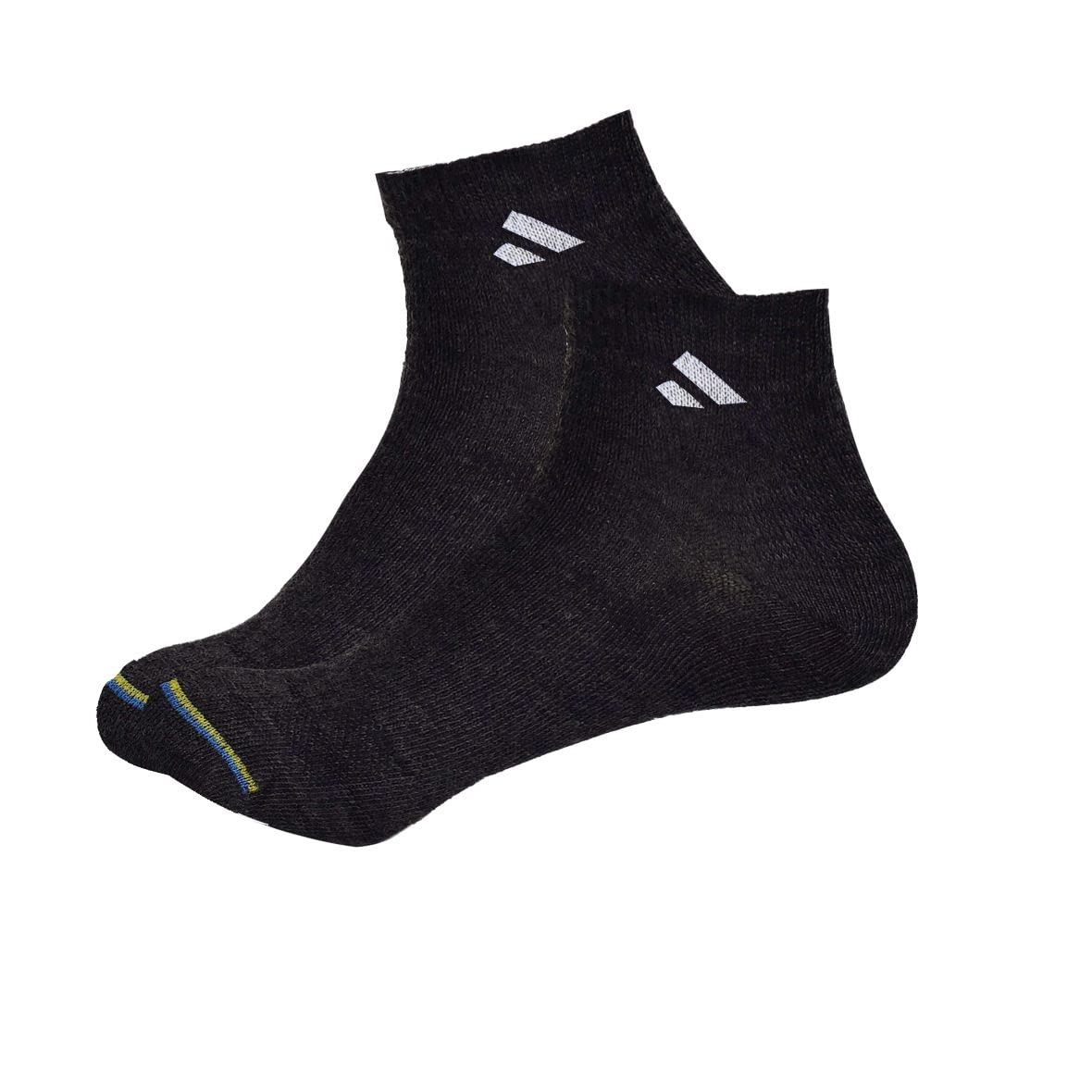 SJeware Men and Women Solid Ankle Length Socks Multicolored (SJW-PLAIN-PACKOF12-B)