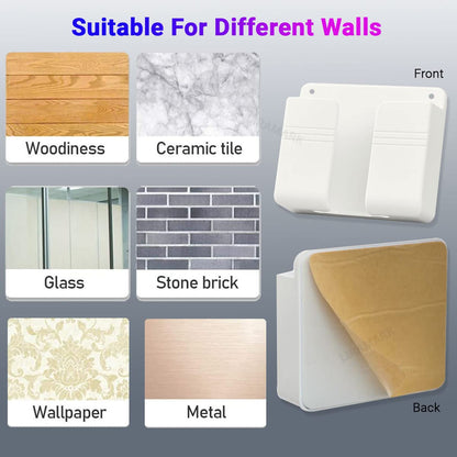 LIRAMARK Mobile Phone Charging Stand, Storage Holder, Bedside Fixed Rack, Home Organization and Storage Supplies, Bedroom Accessories, Office Accessories, Bathroom Accessories (Pack of 1)