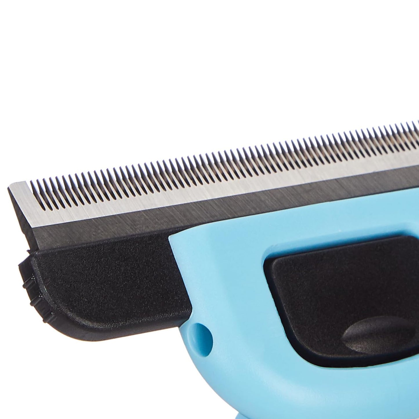 Amazon Basics Self Cleaning Slicker Pet Grooming Brush | Pet Cleaning Tool Suitable for All Pets | Rectangular Shape