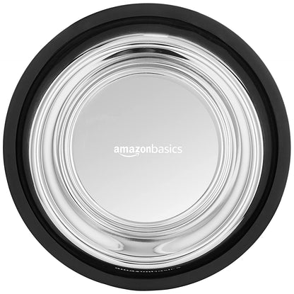 Amazon Basics Self Cleaning Slicker Pet Grooming Brush | Pet Cleaning Tool Suitable for All Pets | Rectangular Shape